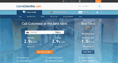 Desktop Screenshot of llamacolombia.com